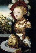 Lucas Cranach Salome oil on canvas